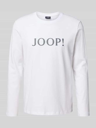 Joop Longsleeve mit Logo und Rundhalsausschnitt in Weiss, Gr&ouml;&szlig;e XXL