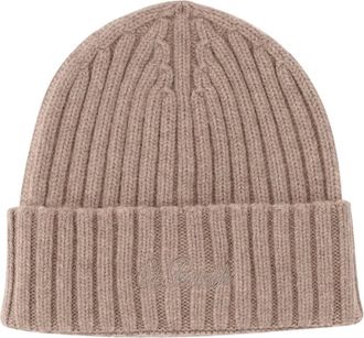 MC2 Saint Barth Muts met geborduurd logo - Beige