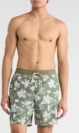 Quiksilver Surf Volley Swim Shorts in Dusty Olive at Nordstrom Rack, Size X-Large