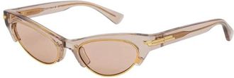 Bottega Veneta Dames, Accessoires, Roze, Maat: 52 MM