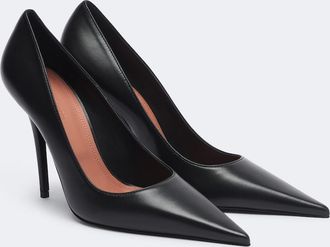 Amina Muaddi Barbara leather pumps