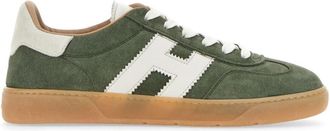 Hogan Green Logo Sneaker