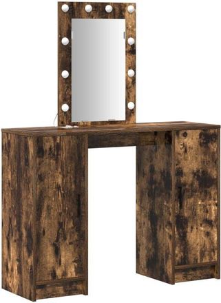 vidaXL Dressing Table Brown 102 x 33 x 135 cm Engineered wood Vidaxl