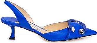 Jimmy Choo London Moni 50 Nappa Slingback Pumps, Brand Size 35.5 ( US Size 5.5 )