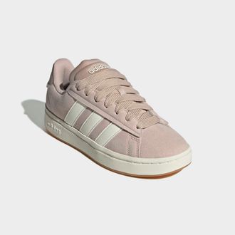 adidas Sneaker ADIDAS SPORTSWEAR GRAND COURT ALPHA, Damen, Gr. 38,5, braun (wonder taupe, sanftes wei&szlig;, vapour grau), Leder, Textil, Schuhe Sneaker, Design i