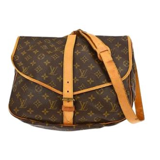 Louis Vuitton Pre-owned Cross Body Bags, unisex, Brown, Size: ONE SIZE Pre-owned Saumur Handbag