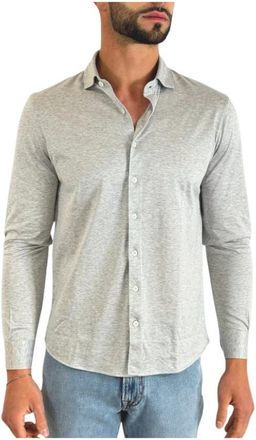 La Fileria Camicia Easy - Heren - Casual Overhemden - Grijs - 3XL - Overhemden