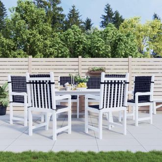 vidaXL Furniture Limited - Cojines Para Silla Con Respaldo Bajo 6 Uds