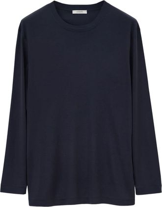 Christophe Lemaire long-sleeve cotton T-shirt - unisex - Cotton - M - Black