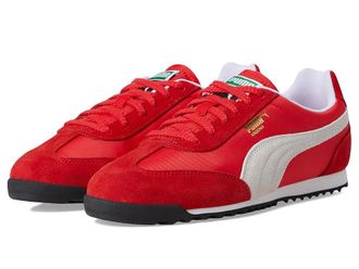 Puma Arizona Nylon Shoes Womens Shoes For All Time Red/White/Gold : 5.5 B - Medium, Leather