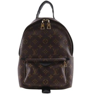 Louis Vuitton Tweedehands Canvas Louis Vuitton tassen - Dames - Vintage Rugzakken - Bruin - ONE Size - Vintage