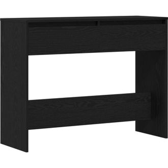 vidaXL Vidaxl - Console Table Black oak 100 x 35 x 76.5 cm Engineered wood