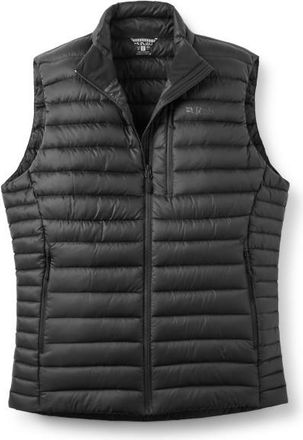 RAB Microlight Vest Daunengilet f&uuml;r Herren | schwarz/grau