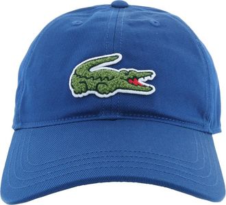 Lacoste Crocodile-Patch Cotton Cap, Size One Size