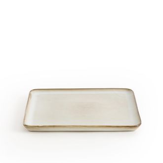 La Redoute Interieurs Set van 4 platte borden in reactief geglazuurd aardewerk, Calia