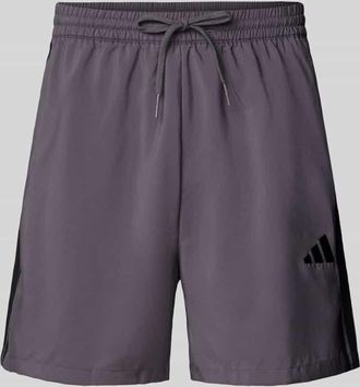 adidas Shorts mit elastischem Bund in Dunkelgrau, Größe XXL