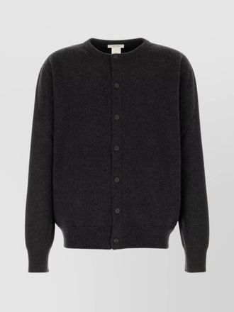 The Row cashmere blend cardigan crew neck