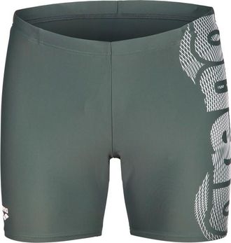Arena Swim Mid Jammer Graphic Badehose f&uuml;r Herren | oliv/grau