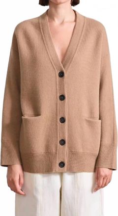 Apiece Apart Medina Wool Cardigan In Camel