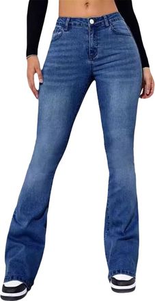 Generic Skinny Lift Jeans, High Waist Stretch Butt Lifting Jeans, leggingsstretchy Jeans for Women (Dark Blue,XL)