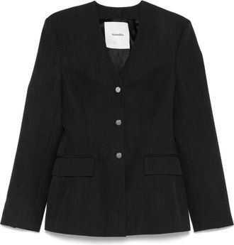 Nanushka Wollen blazer - Grijs