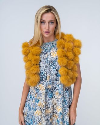 Adrienne Landau Lightweight Faux Fur Vest