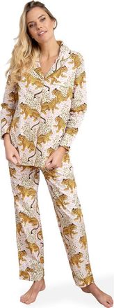 Printfresh Long PJ Set in Blush at Nordstrom, Size X-Small