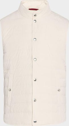 Brunello Cucinelli Mens High Summer Capsule Water-Resistant Down Vest