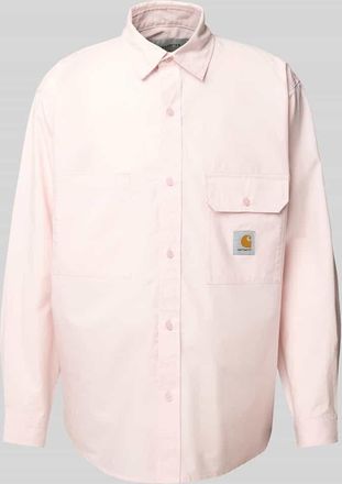 Carhartt Work in Progress Freizeithemd mit Knopfleiste Modell IRWIN in Rosa, Gr&ouml;&szlig;e L