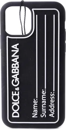Dolce & Gabbana Phone Accessories, male, Black, Size: ONE SIZE iPhone 11 Pro Tile-print Case