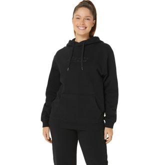 Asics Trainingspullover ASICS ASICS LOGO OTH HOODIE, Damen, Gr. XL, schwarz (performance schwarz), Obermaterial: 88% Baumwolle, 12% Polyester, Pullover Trai