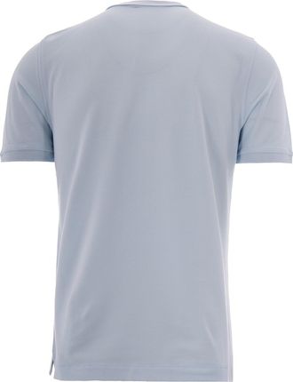 K-Way Mens Polo Shirt Vinnie Blue Ballad Cotton T-shirts And Polos