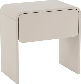 Selsey Selsey Lummo - Mesita De Noche Con Caj&oacute;n, Gris Cachemira, 50 Cm