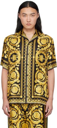 ヴェルサーチ　シルクショートパンツブラックラベル ヴェルサーチ シルクショートパンツブラックラベル （VERSACE