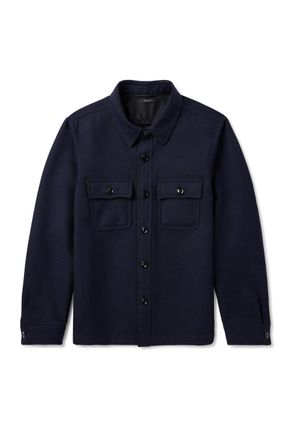 Tom Ford Wool and Silk-Blend Twill Overshirt