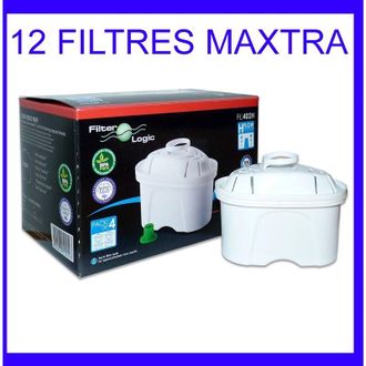 OEM Confezione Da 12 Cartucce Maxtra Compatibili Con Brita Filter Logic Maxtra12 Filter-logic