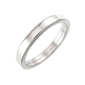 Herm&egrave;s Platinum Platinum 950 Band Ring (Pre-Owned)