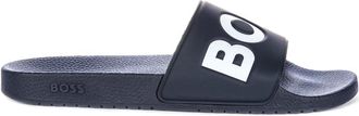 HUGO BOSS Aryeh Slide - Heren - Sandalen - Blauw - 42 EU - Schoenen
