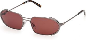 GCDS GD0078 13S Mens Sunglasses Silver Size 60