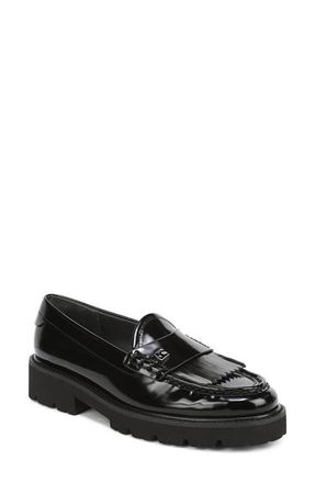 Franco Sarto Simone Kiltie Loafer in Black at Nordstrom, Size 8.5