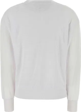 Isabel Marant Womens White Linen Klowia T-Shirt