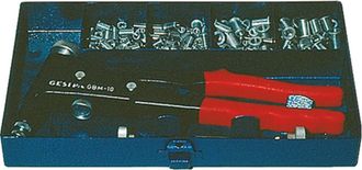 OEM Caja De Surtido De Tuercas Remachables 156 Uds. Tenaza Gbm10