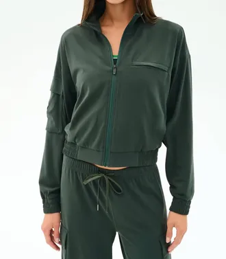 SPLITS59 Peaches Airweight Cargo Jacket In Military Green