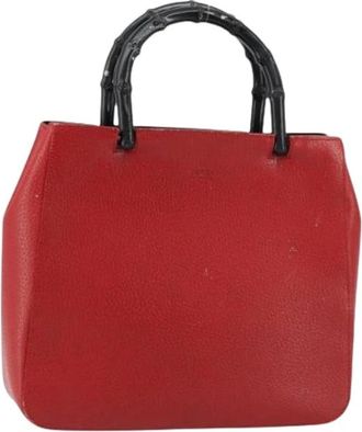 Gucci Pre-owned Handbags, female, Red, Size: ONE SIZE Pre-owned Vintage Handbag