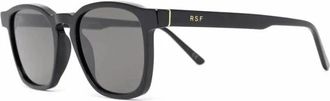 Retro Superfuture Stijlvolle Unico Zonnebril voor jou - Heren - Zonnebrillen - Zwart - ONE Size - Accessoires