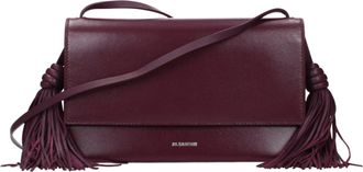 Jil Sander Red Leather Crossbody Womens Bag