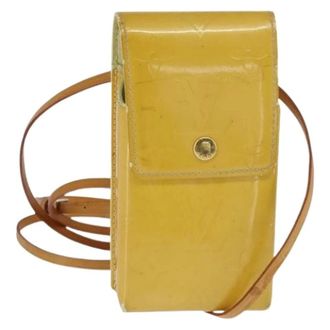 Louis Vuitton Pre-owned Cross Body Bags, female, Yellow, Size: ONE SIZE Pre-owned Patent Leather Wallet