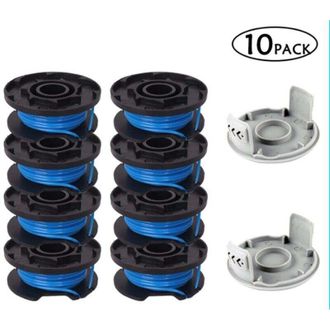 OEM Paquete De 10 Carretes De Repuesto Para Desbrozadora Ryobi De 1/4 De Pulgada, Compatible Con La Desbrozadora Inal&aacute;mbrica Ryobi One+ Ac14rl3a, 8 Carret