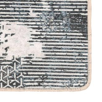 Berkfield Home Rug Washable Multicolour 190x300 cm Anti Slip | Size: 100 cm diameter