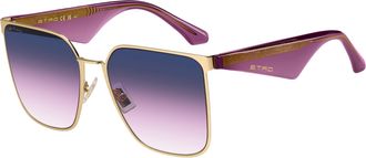 Etro 0110/S 000/FW Womens Sunglasses Gold Size 58